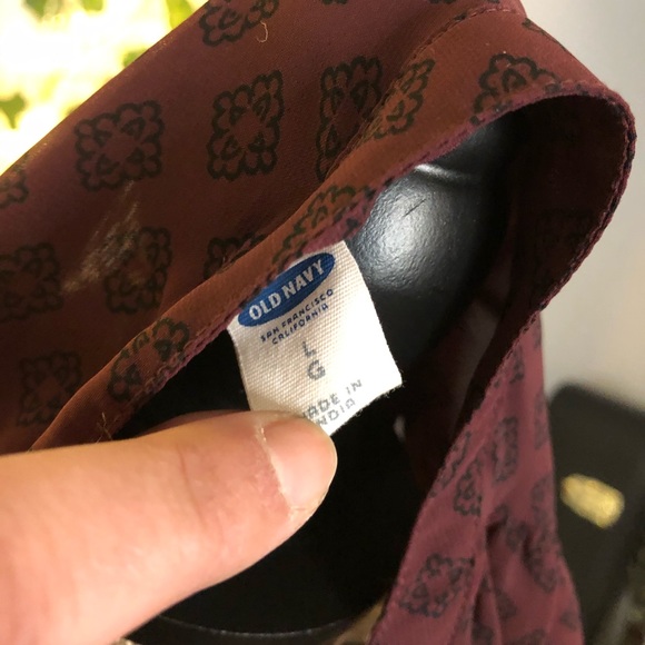 Purple blouse Large women’s Old Navy - Picture 2 of 7